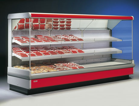 Perforated metal sheets for refrigeration