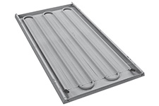 Perforated sheets for heating and air conditioning